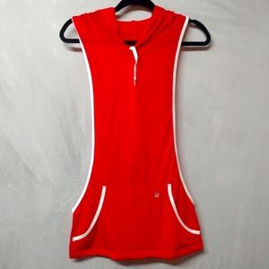 Pistol Pete sexy red tank MESH hoodie